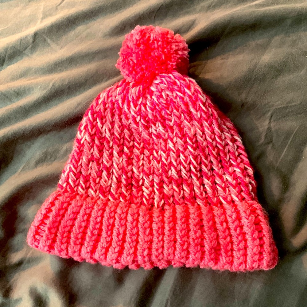 Cozy Pink Knit Hat